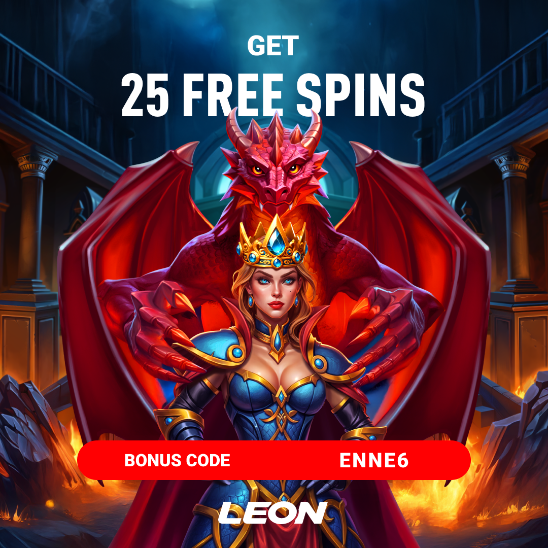 LEON Casino Australia Weekly Social Media Bonus 2025 PNG